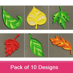 Fsl Leaves Embroidery Design Pack By Sweet Heirloom Embroidery Packs