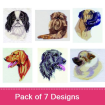 Small embroidery design pack