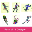 Small embroidery design pack