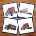Trucks/Semis embroidery design pack