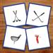 Golf embroidery design pack