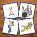 Sports embroidery design pack