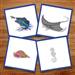 Aquatic animals embroidery design pack