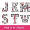 Small embroidery design pack