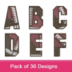 Small embroidery design pack