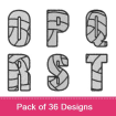 Small embroidery design pack