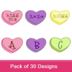 Small embroidery design pack