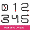 Small embroidery design pack
