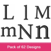 Small embroidery design pack