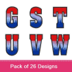 Small embroidery design pack