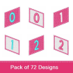 Small embroidery design pack
