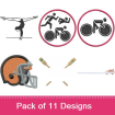 Sports 2 embroidery design pack