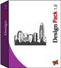 Buildings embroidery design pack