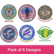 Veterans 3 embroidery design pack