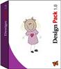 Girls 6 embroidery design pack