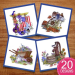 A Country Look embroidery design pack