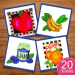Fresh Fruit embroidery design pack