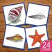 Hunting for Shells embroidery design pack