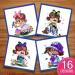 My Little Miss embroidery design pack