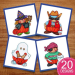 Pumpkin Patch Kids embroidery design pack