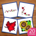 Time for Fall embroidery design pack