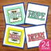 Words of Wisdom embroidery design pack