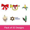 Holiday Collection 2 embroidery design pack