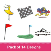 Sports Collection 2 embroidery design pack