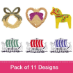 Nordic Ships & Shapes embroidery design pack