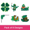 Paddys Picks embroidery design pack