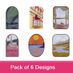 Scandinavian Scenery embroidery design pack