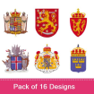 Nordic Regalia embroidery design pack