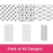 Traditional Sashiko Designs embroidery design pack