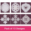Italian Lace Doylies embroidery design pack