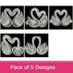 FSL Swans 2 embroidery design pack