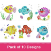 Tropical Friends embroidery design pack
