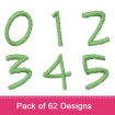Irezumi Font embroidery design pack