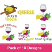 Swiss Designs 3 (10 Pack) embroidery design pack