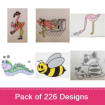 Animals Combo Pack embroidery design pack