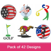 Sports w/o Text embroidery design pack