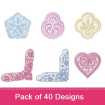 Lace #1 embroidery design pack