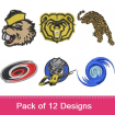 Mascots2 embroidery design pack