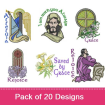 Easter Blessings embroidery design pack
