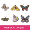 Insect Pack 1 embroidery design pack