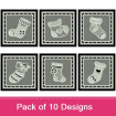 FSL Christmas Doily embroidery design pack