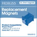 Replacement Magnets embroidery equipment