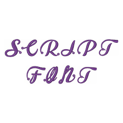 Script Font embroidery font