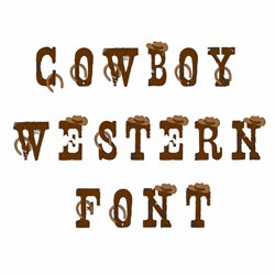 country western fonts free download