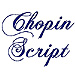 Chopin Script embroidery font
