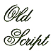 Old Script embroidery font